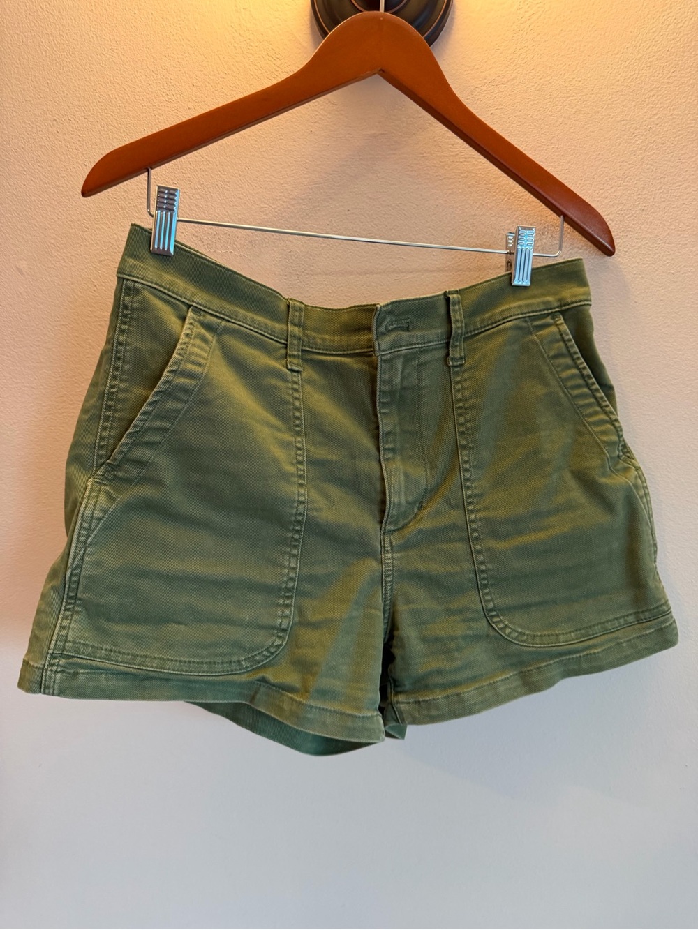 Madewell Olive Green Utility Shorts